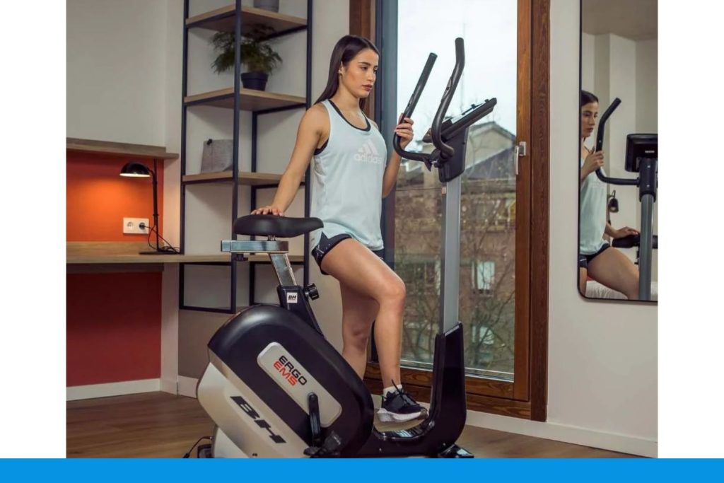 BH Fitness Ergo EMS en action maison