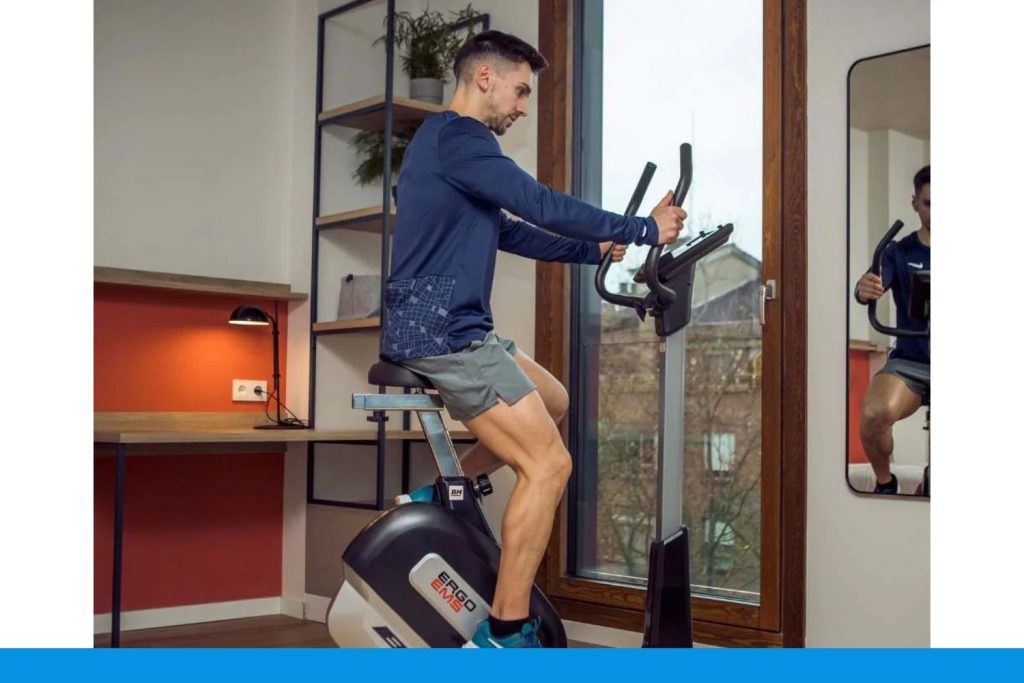 BH Fitness Ergo EMS en action