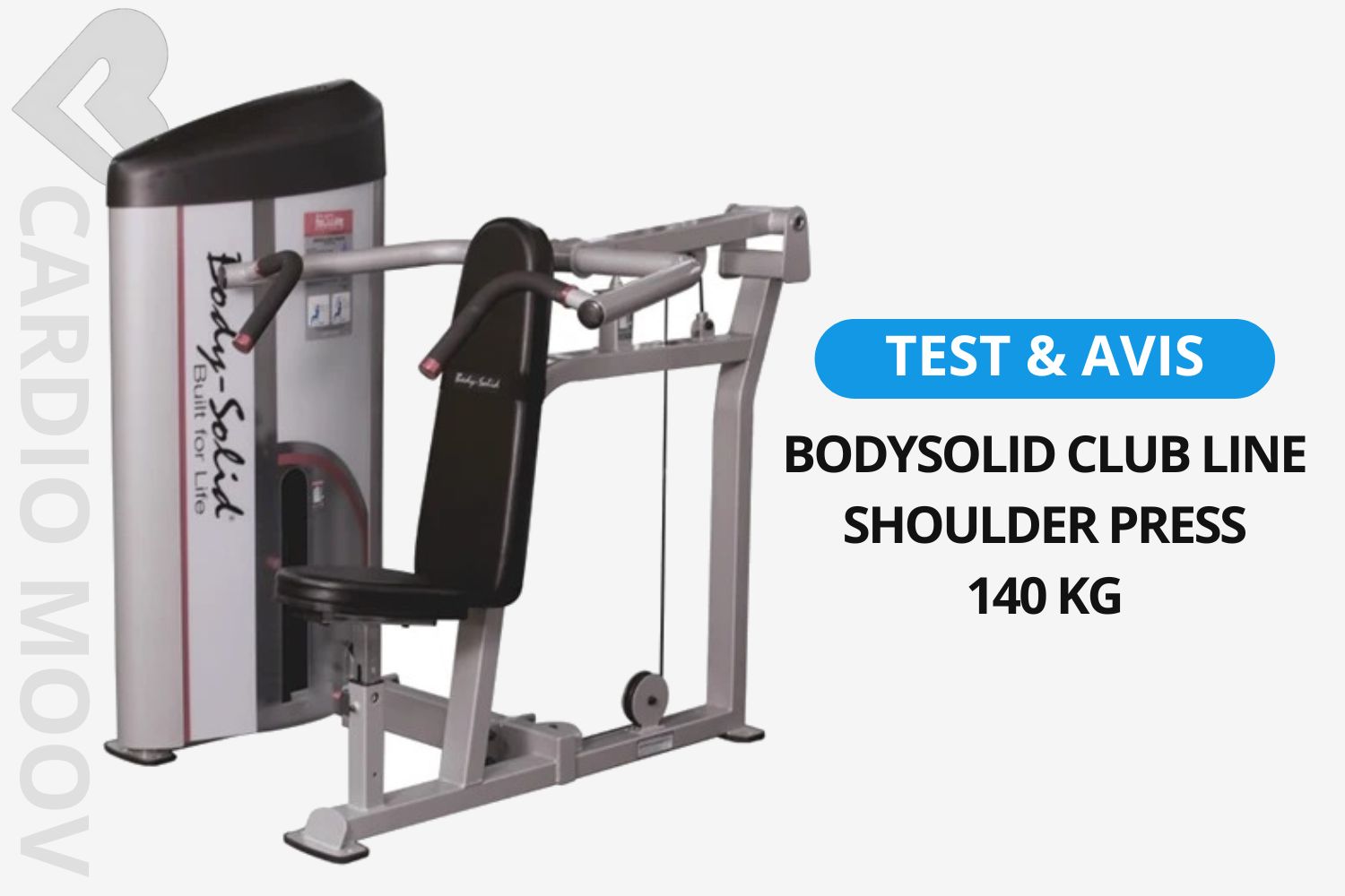Bodysolid Club Line Shoulder Press 140 kg test